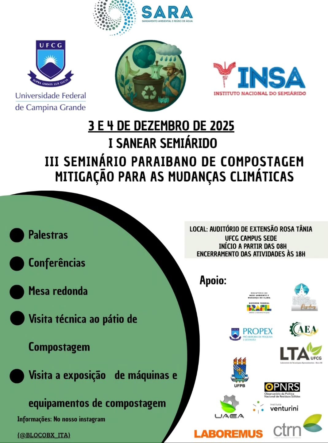 INSCRIÇÕES ABERTAS! 